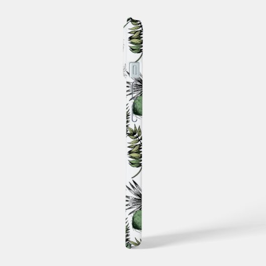 Cactus Desert Pattern iPhone 15 Hülle (Linke Seite)