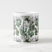 Cactus Desert Pattern Jumbo-Tasse (Vorderseite)