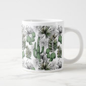 Cactus Desert Pattern Jumbo-Tasse (Rechts)