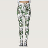 Cactus Desert Pattern Leggings (Vorderseite)