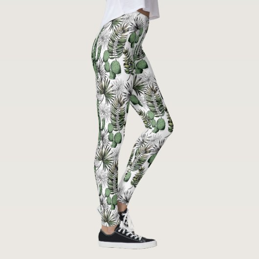 Cactus Desert Pattern Leggings (Rechts)