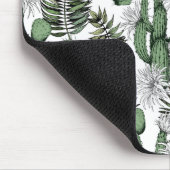 Cactus Desert Pattern Mousepad (Ecke)