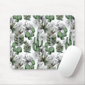Cactus Desert Pattern Mousepad (Mit Mouse)