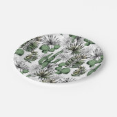 Cactus Desert Pattern Pappteller (Schrägansicht)