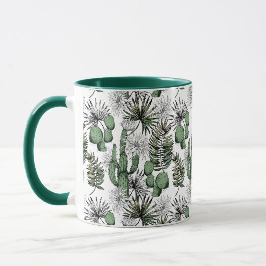 Cactus Desert Pattern Tasse (Links)