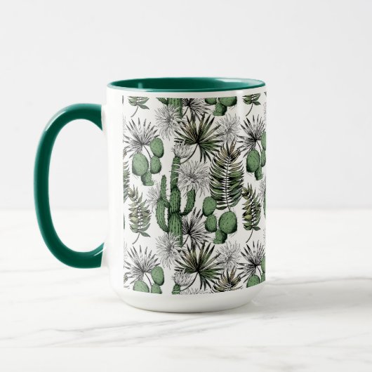 Cactus Desert Pattern Tasse (Links)