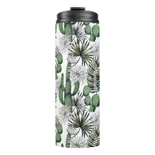 Cactus Desert Pattern Thermosbecher (Vorderseite)