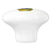 Cactus Desert Pflanze Boho Rustic Südwest Keramikknauf (Seitenansicht)