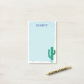 Cactus Desert Post It Note Post-it Klebezettel (Auf Schreibtisch)