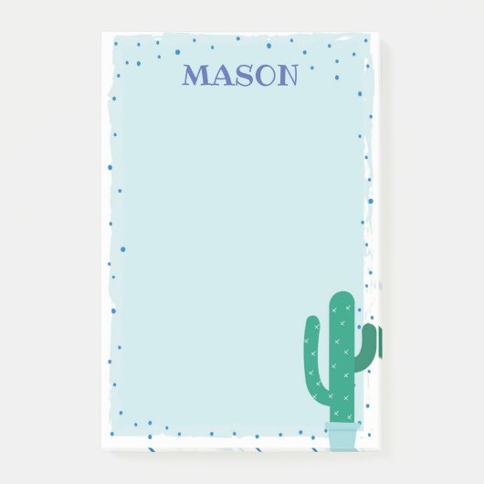 Cactus Desert Post It Note Post-it Klebezettel (Vorderseite)