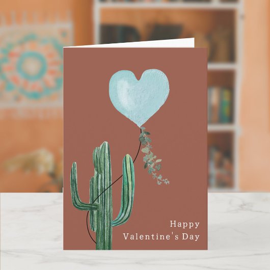 Cactus Desert Pun Terracotta Karte