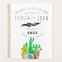Cactus Desert Save the Date Wedding Planer