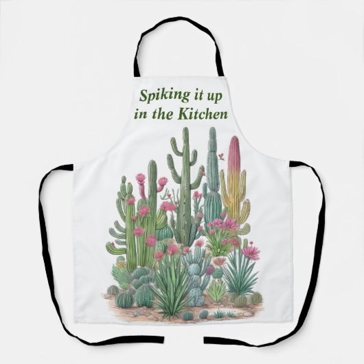 Cactus Desert Schürze (Vorderseite)