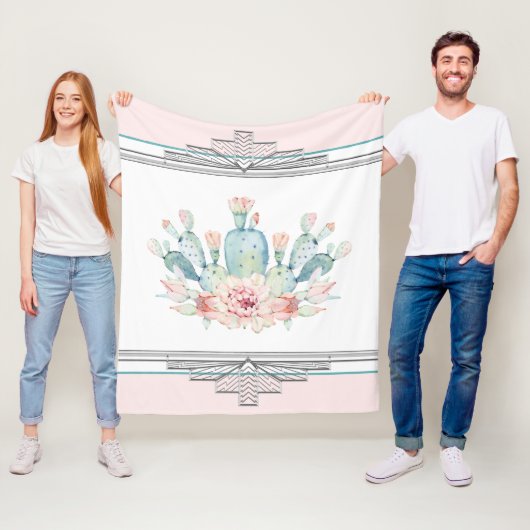 Cactus Desert Southwestern Fleecedecke (Beispiel)