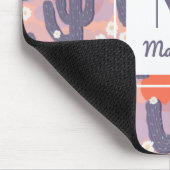Cactus Desert Sunset Personalisiert Mousepad (Ecke)