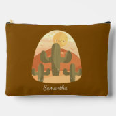 Cactus Desert With Sun Zubehörtasche (Vorderseite)