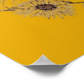 Cactus Digital Art Poster (Ecke)