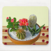 Cactus Dish Garden #1 Mousepad (Vorne)
