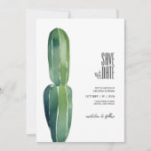 Cactus Dream ・ Modern Wüstenchic ・ Botanical Boho Save The Date (Vorderseite)