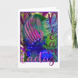 Cactus Dreams blank notecard Karte