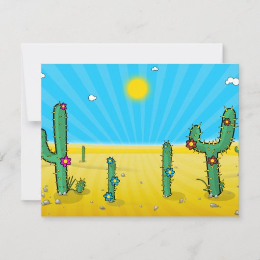 Cactus! Einladung (Vorderseite)