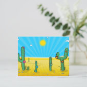 Cactus! Einladung (Stehend Vorderseite)