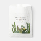 Cactus Elegant Wedding Geschenktütchen (Vorderseite)