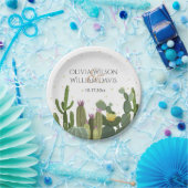 Cactus Elegant Wedding Pappteller (Party)