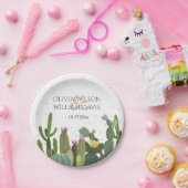 Cactus Elegant Wedding Pappteller (Party)