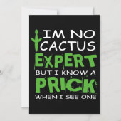 Cactus Expert Magneteinladung (Vorderseite)