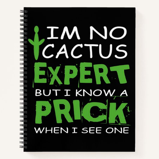 Cactus Expert Notizblock (Vorderseite)