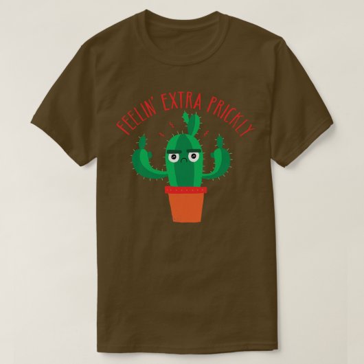 Cactus Extra Prickly T-Shirt (Design vorne)