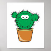Cactus Face Poster (Vorne)
