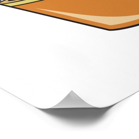 Cactus Face Poster (Ecke)