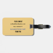 Cactus family gepäckanhänger (Rückseite horizontal)