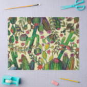 Cactus Family Pattern Seidenpapier (Basteln)