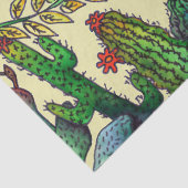 Cactus Family Pattern Seidenpapier (Detail)