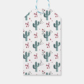 Cactus Fiesta Baby Shower Favor Tag Geschenkanhänger (Rückseite)