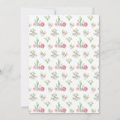 Cactus Fiesta Baby Shower Girl Boy Mexican Invite Einladung (Rückseite)