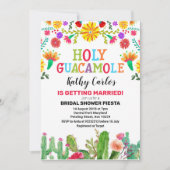 Cactus Fiesta Brautparty Einladung (Vorderseite)