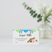 Cactus Fiesta Diaper Raffle Card Begleitkarte (Stehend Vorderseite)