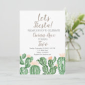 Cactus fiesta einladung (Stehend Vorderseite)