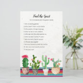 Cactus Fiesta Finden Sie das Gast-Spiel (Stehend Vorderseite)