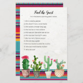 Cactus Fiesta Finden Sie das Gast-Spiel (Vorne/Hinten)
