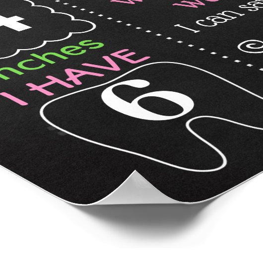 Cactus Fiesta Mexican Birthday Board Poster (Ecke)