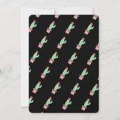 Cactus Fiesta Mix Repeat Baby Shower Einladung (Rückseite)