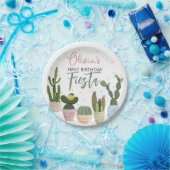 Cactus Fiesta Pappteller (Party)