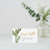 Cactus Fiesta Taco 'bout Liebe Couple Enclosure Begleitkarte (Stehend Vorderseite)