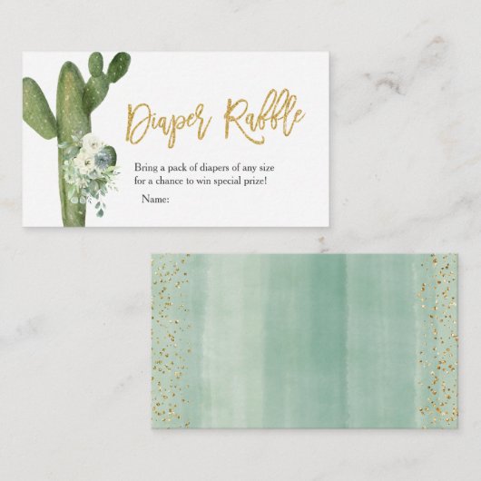 Cactus Fiesta Taco 'bout Liebe Couple Enclosure Begleitkarte (Vorne/Hinten)