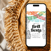 Cactus First Fiesta zum Geburtstag Einladung